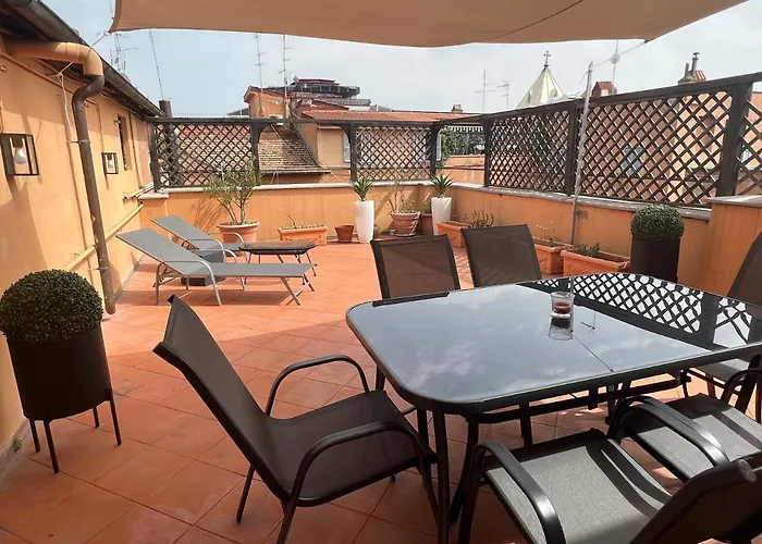 Daire Repubblica Penthouse & Terrace By Premium Collection Roma
